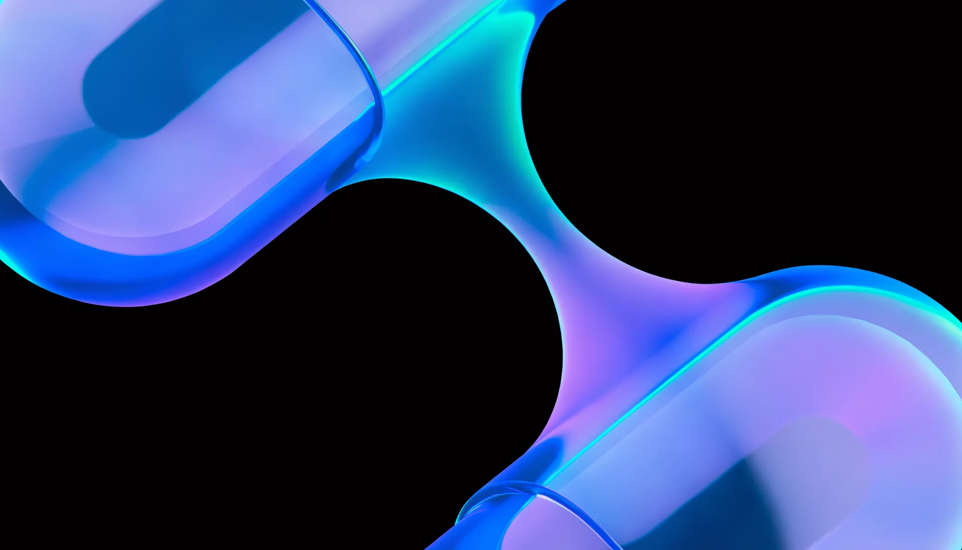 Abstract light artwork for the media-band section