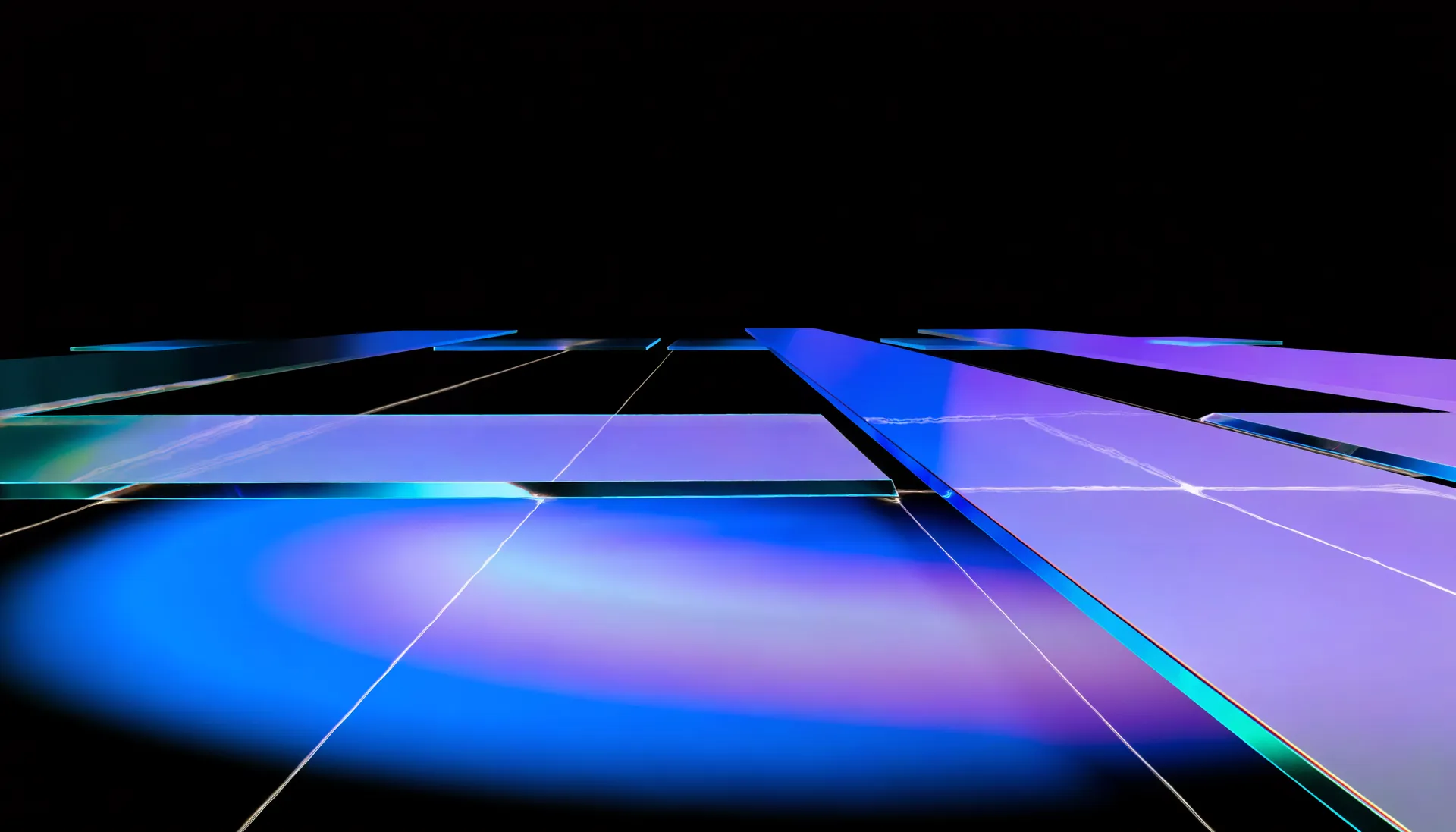 Abstract light artwork for the story-card section