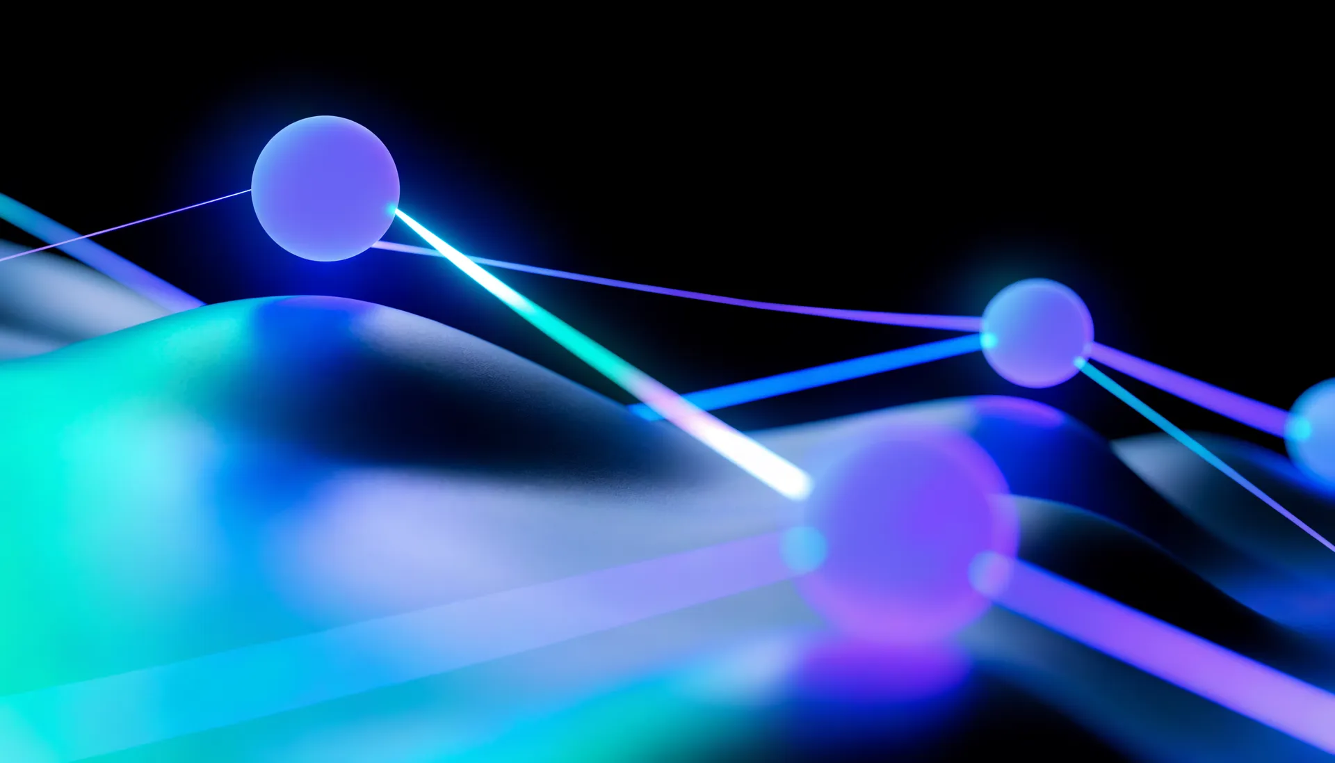 Abstract light artwork for the story-card section