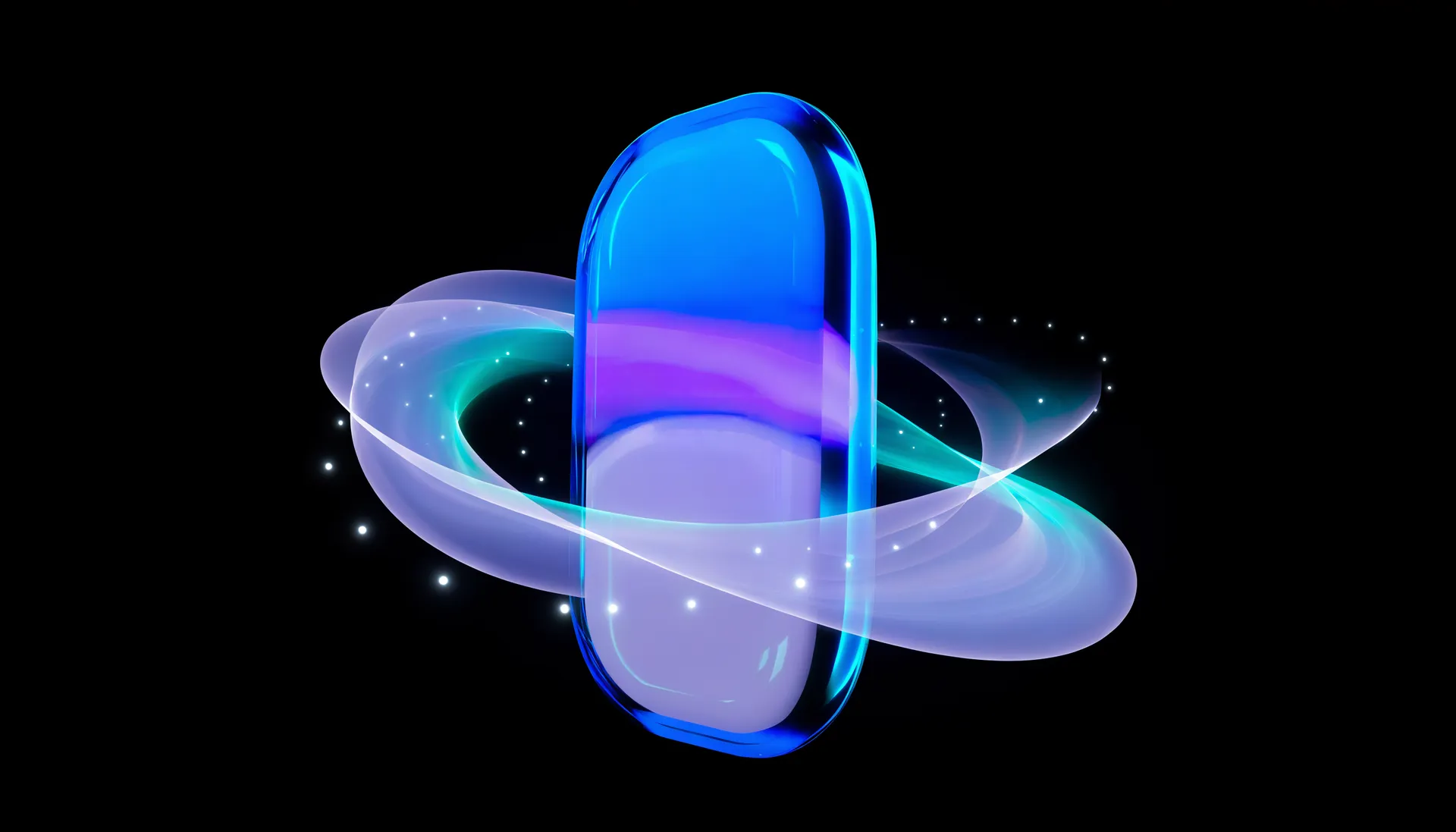 Abstract light artwork for the story-card section
