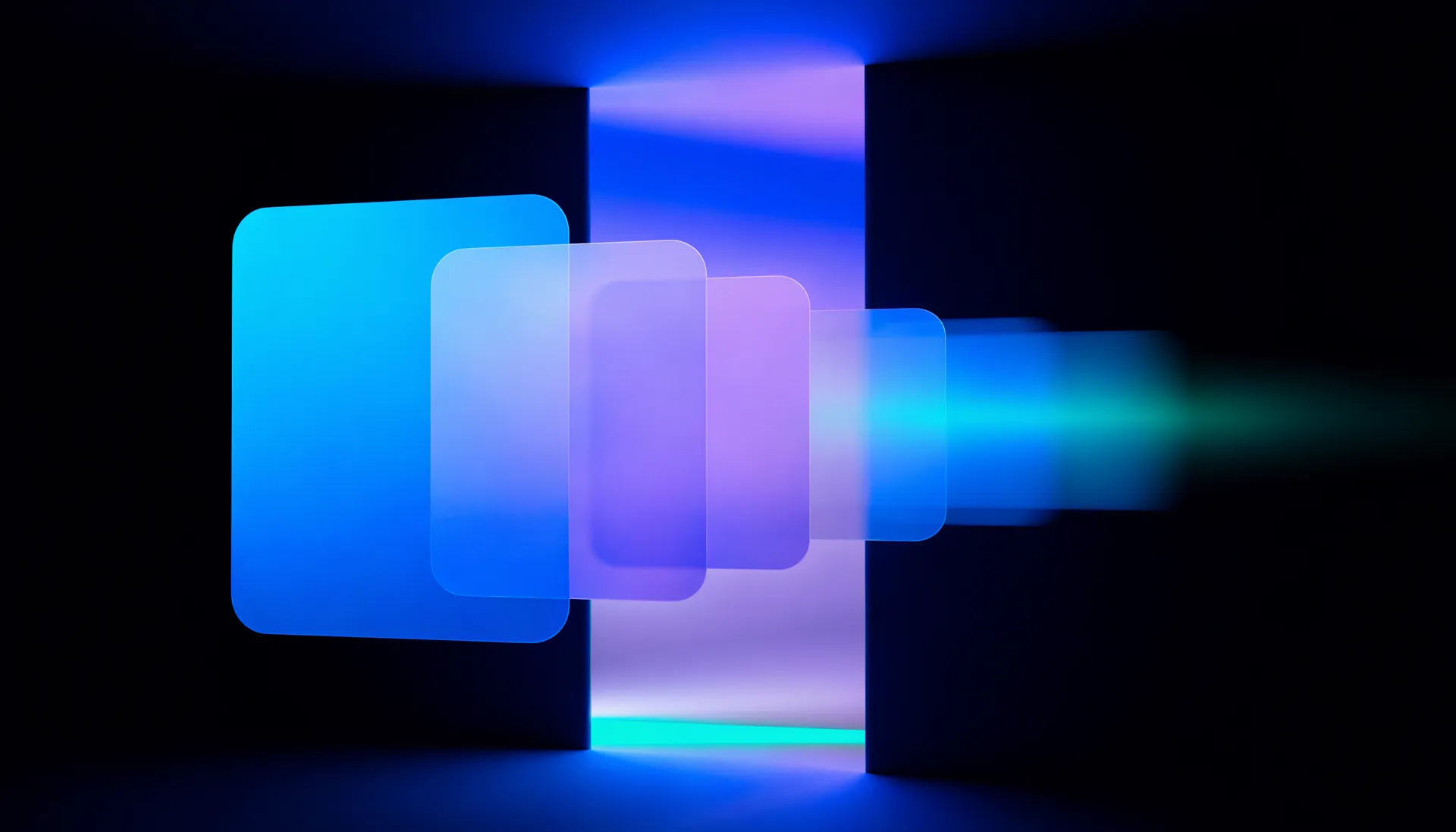 Abstract light artwork illustrating Engineer Portfolio — a premium personal site, as a product