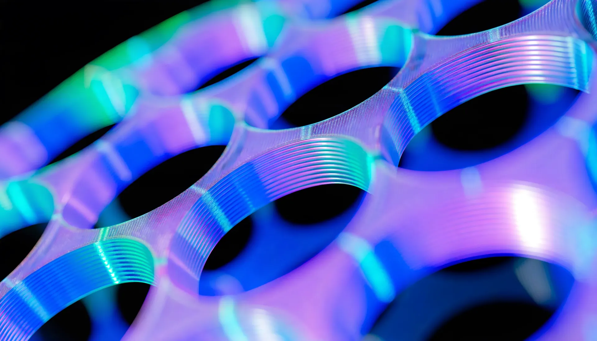 Abstract light artwork for the story-card section