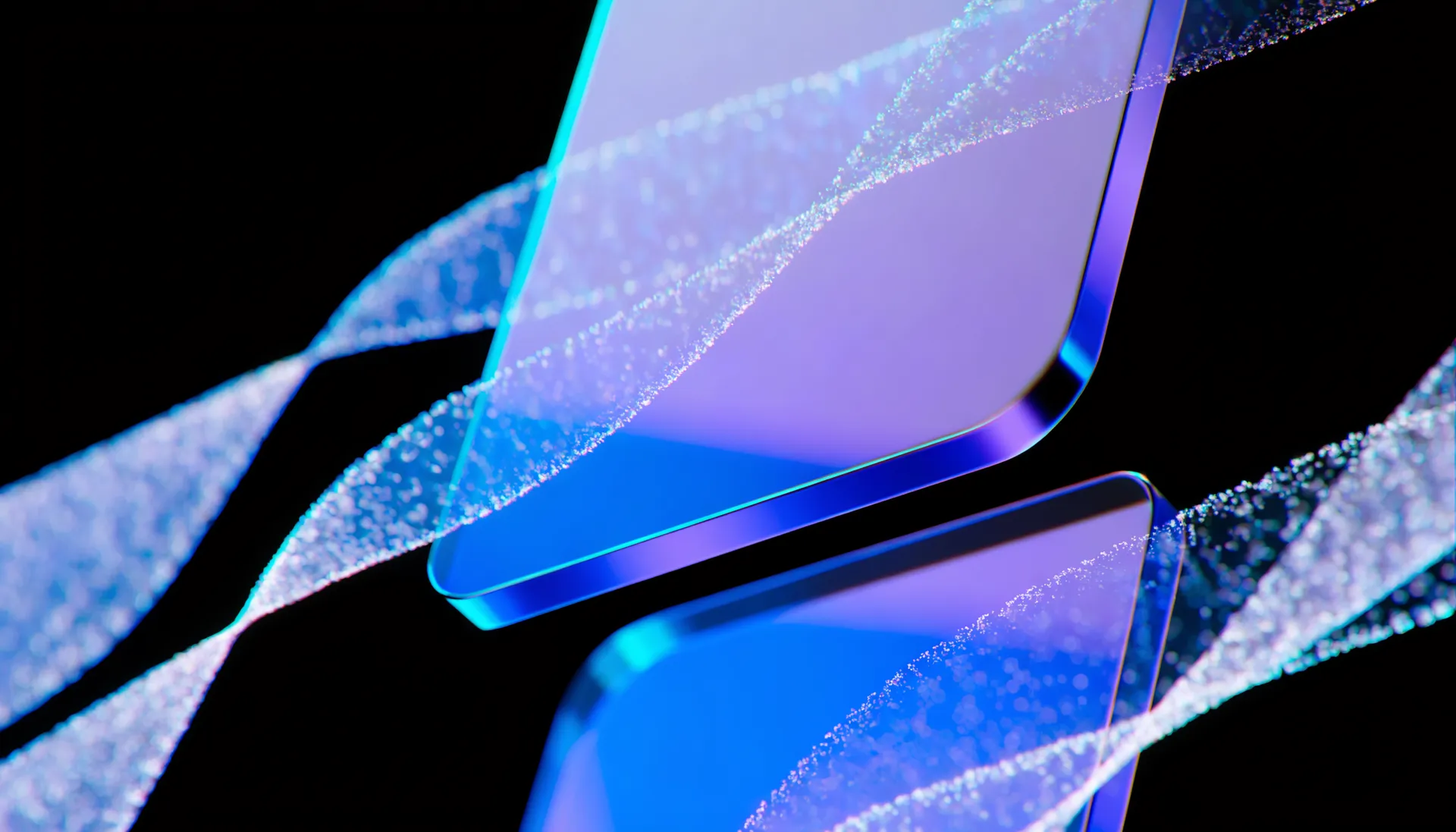 Abstract light artwork illustrating Vendenis opens a new engineering hub in Prishtina